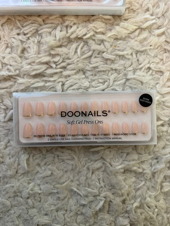 Doonails - Soft Gel Press-On Nails in Nude/Pink - 3 Pack - Picture 4 of 10